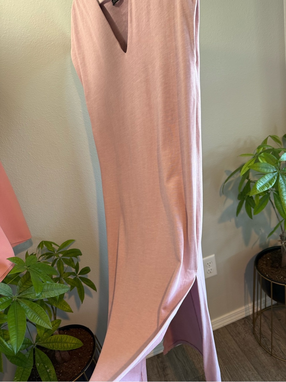 ZARA Blush Pink Midi Dress – Size M - Picture 3 of 4